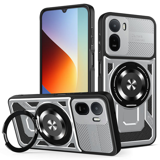 Ovitek za Xiaomi Redmi A7 Pro 4G, Techsuit, RuggedCam, Siva