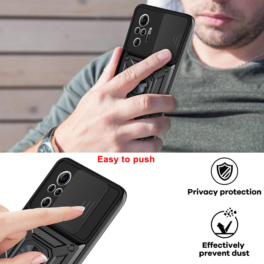 Case for Xiaomi Redmi Note 10 Pro Max / Note 10 Pro, Techsuit, CamShield, Black