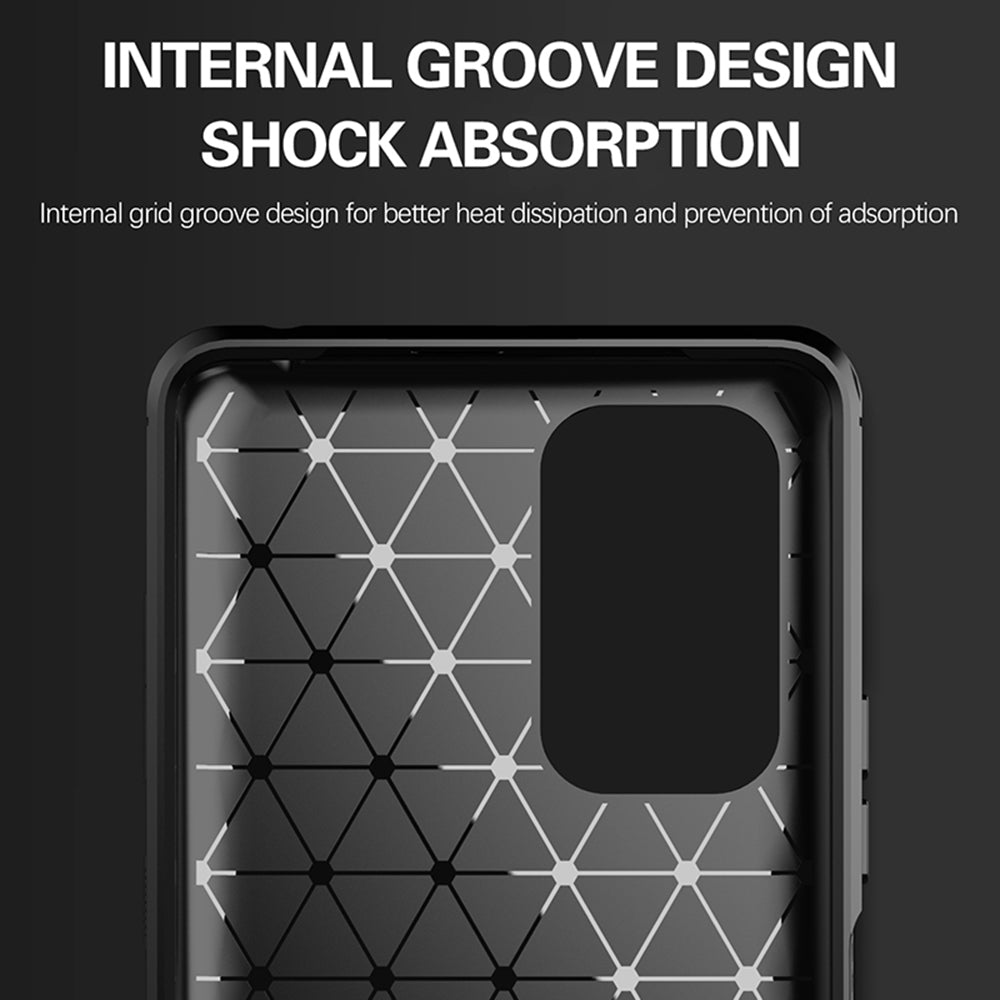 Ovitek za Xiaomi Redmi Note 10 Pro Max / Note 10 Pro, Techsuit, Karbon, Črn