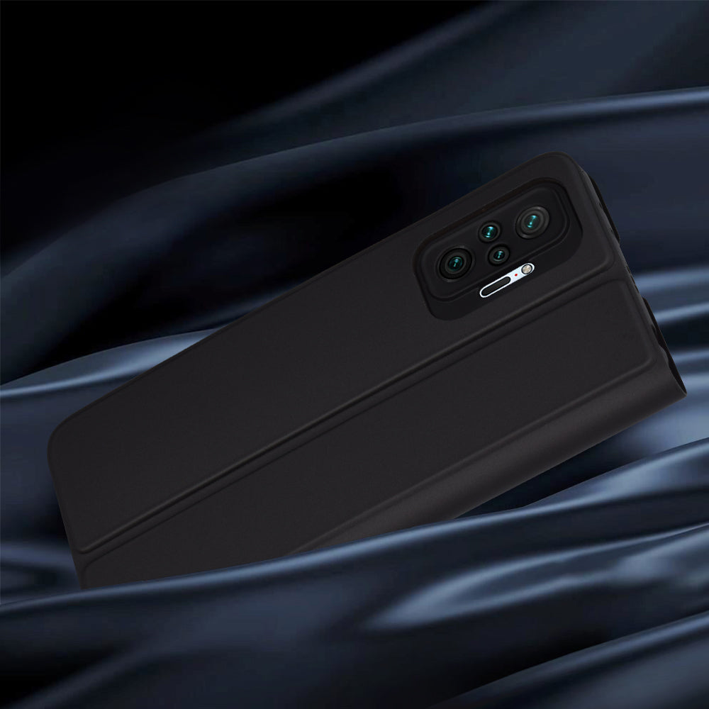 Ovitek za Xiaomi Redmi Note 10 Pro Max / Note 10 Pro, Techsuit, Magskin Book, črn