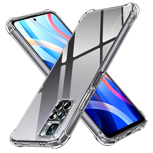 Ovitek za Xiaomi Redmi Note 11S / Note 11, Techsuit, odporen na udarce, prozoren