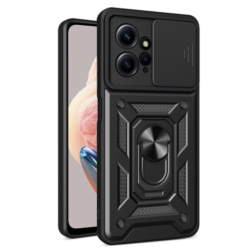 Ovitek za Xiaomi Redmi Note 12 4G, Techsuit, CamShield, Črn