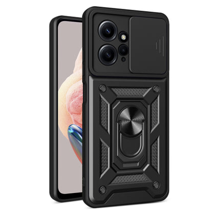 Ovitek za Xiaomi Redmi Note 12 4G, Techsuit, CamShield, Črn