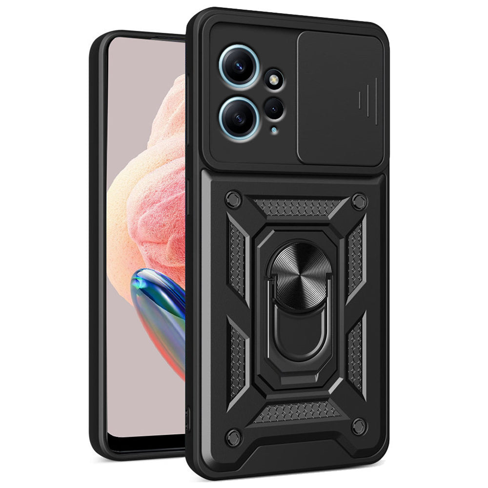 Ovitek za Xiaomi Redmi Note 12 4G, Techsuit, CamShield, Črn