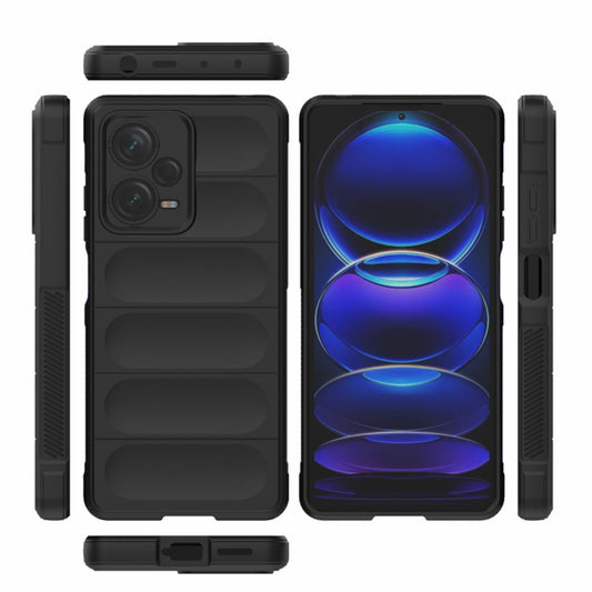 Ovitek za Xiaomi Redmi Note 12 Pro 5G, Techsuit, Magic Shield, Črn