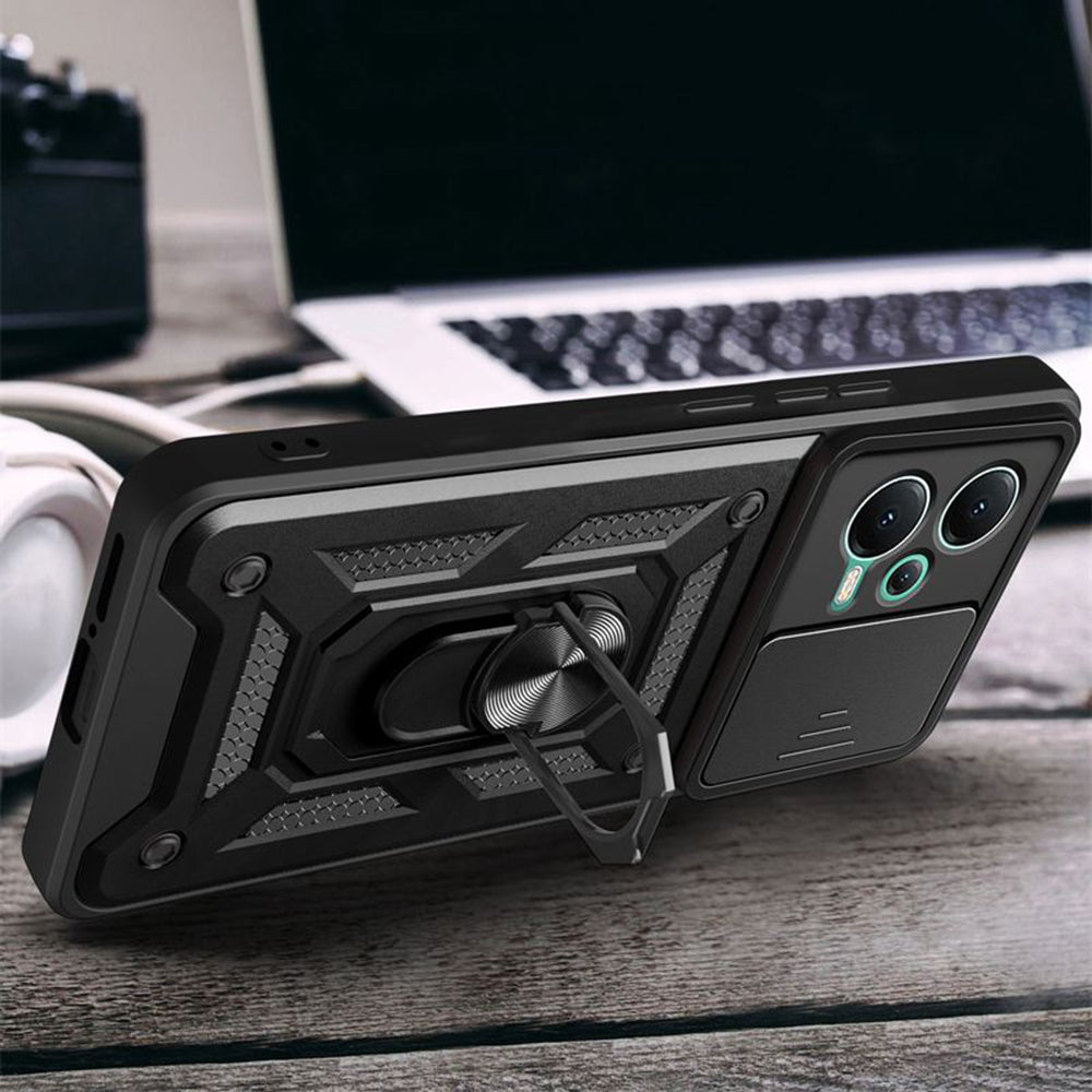 Case for Xiaomi Redmi Note 12 Pro+, Techsuit, CamShield, Black