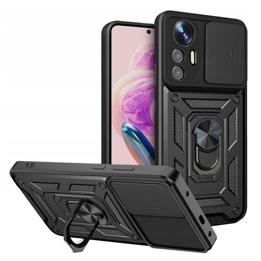 Ovitek za Xiaomi Redmi Note 12S, Techsuit, CamShield, Črn