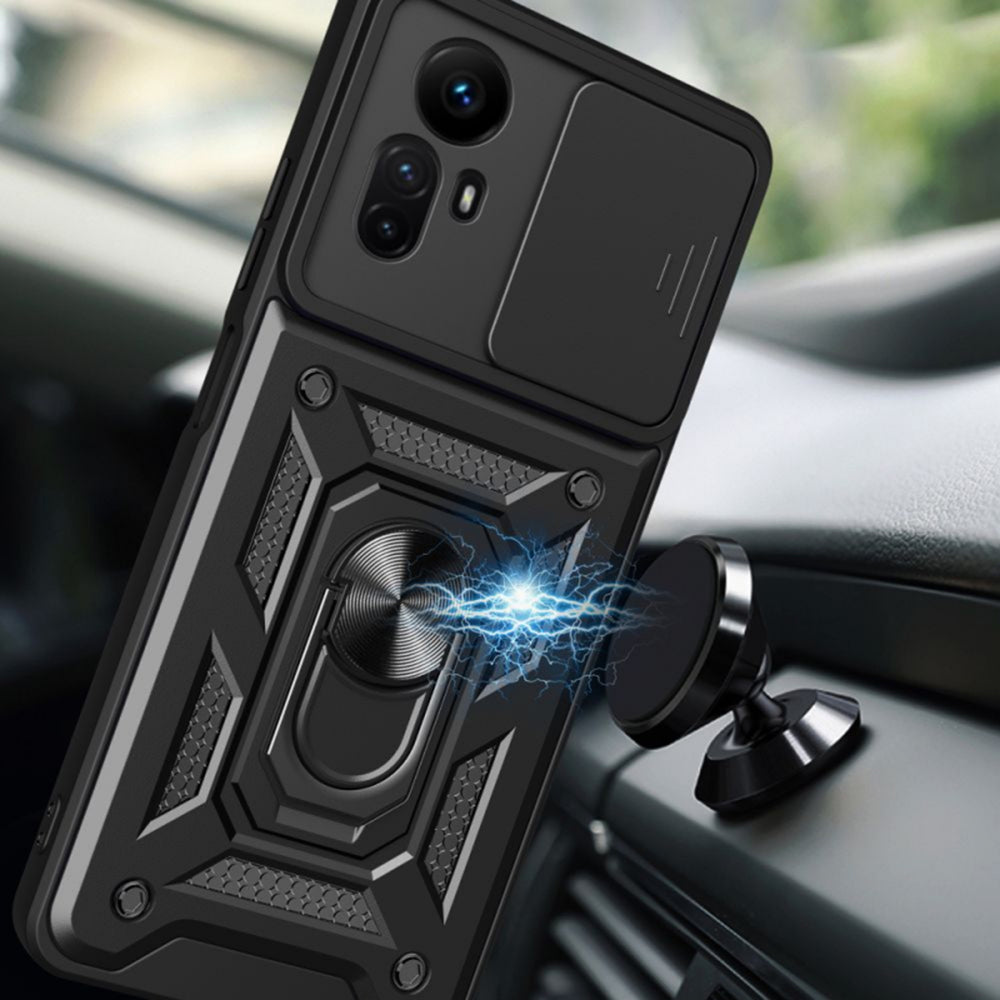 Ovitek za Xiaomi Redmi Note 12S, Techsuit, CamShield, Črn