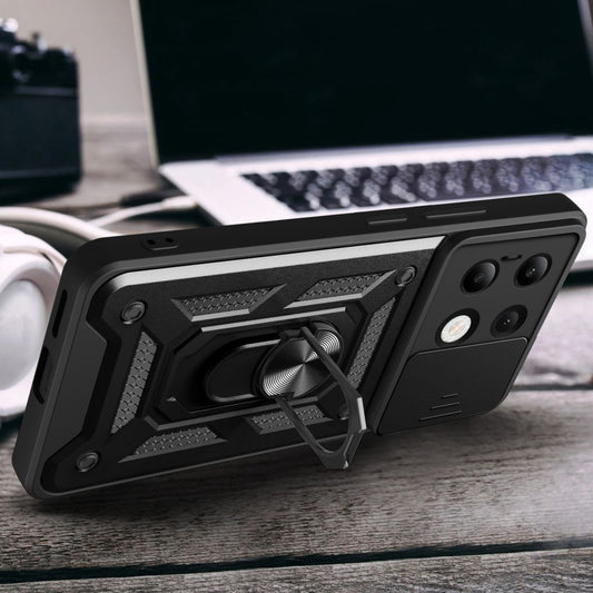 Ovitek za Xiaomi Redmi Note 13 4G, Techsuit, CamShield, modra