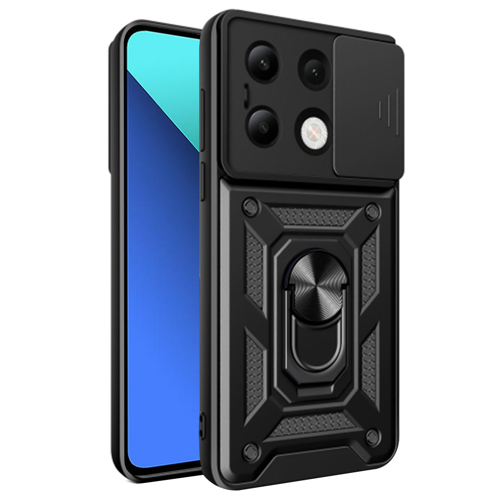 Ovitek za Xiaomi Redmi Note 13 4G, Techsuit, CamShield, Črn