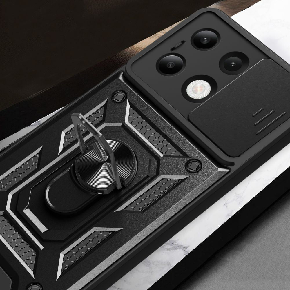 Ovitek za Xiaomi Redmi Note 13 4G, Techsuit, CamShield, Črn