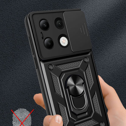 Ovitek za Xiaomi Redmi Note 13 4G, Techsuit, CamShield, Črn