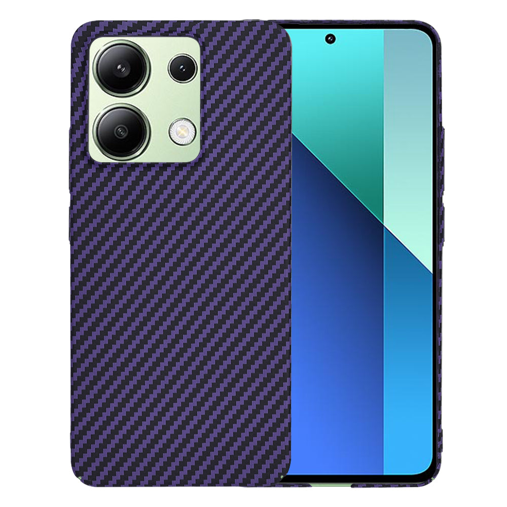 Ovitek za Xiaomi Redmi Note 13 4G, Techsuit, Carbonite FiberShell, Vijoličen