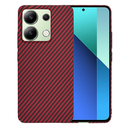 Ovitek za Xiaomi Redmi Note 13 4G, Techsuit, Carbonite FiberShell, Rdeča