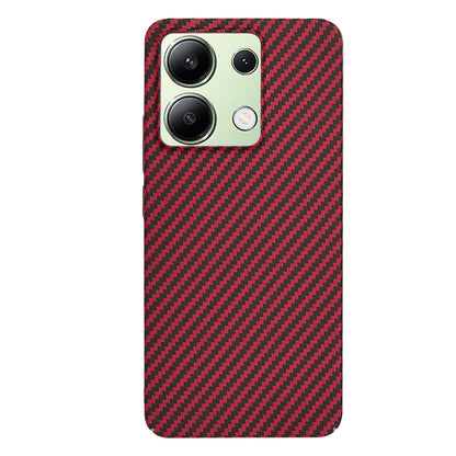 Ovitek za Xiaomi Redmi Note 13 4G, Techsuit, Carbonite FiberShell, Rdeča