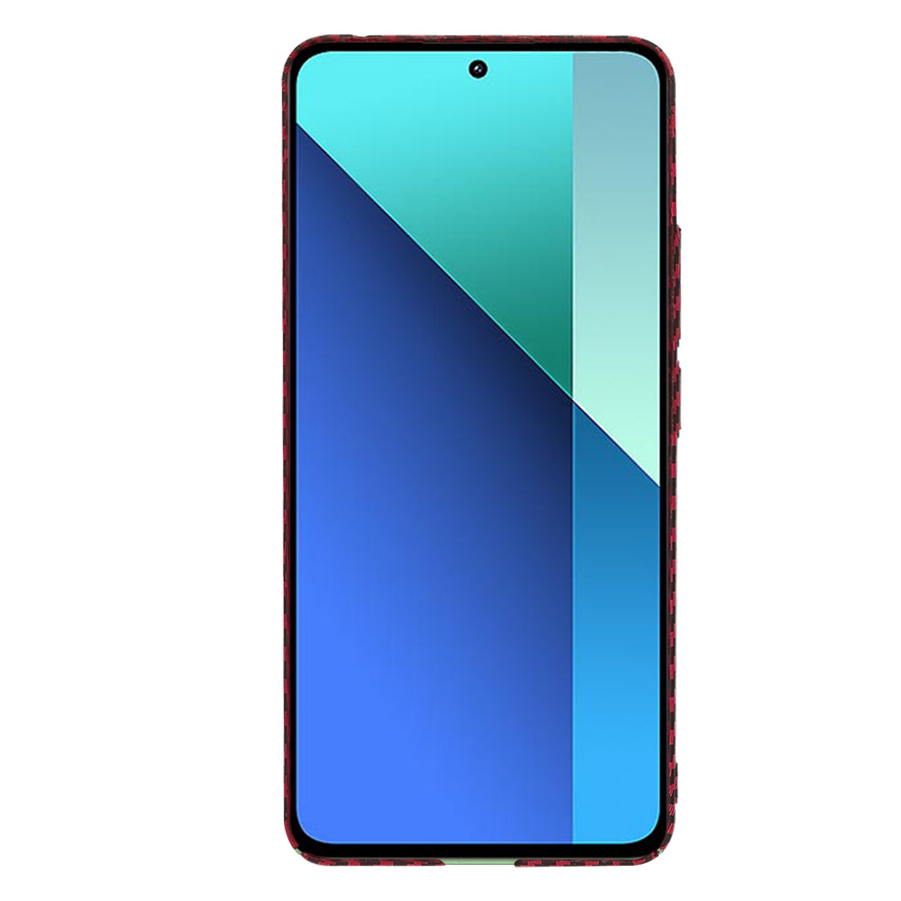 Ovitek za Xiaomi Redmi Note 13 4G, Techsuit, Carbonite FiberShell, Rdeča