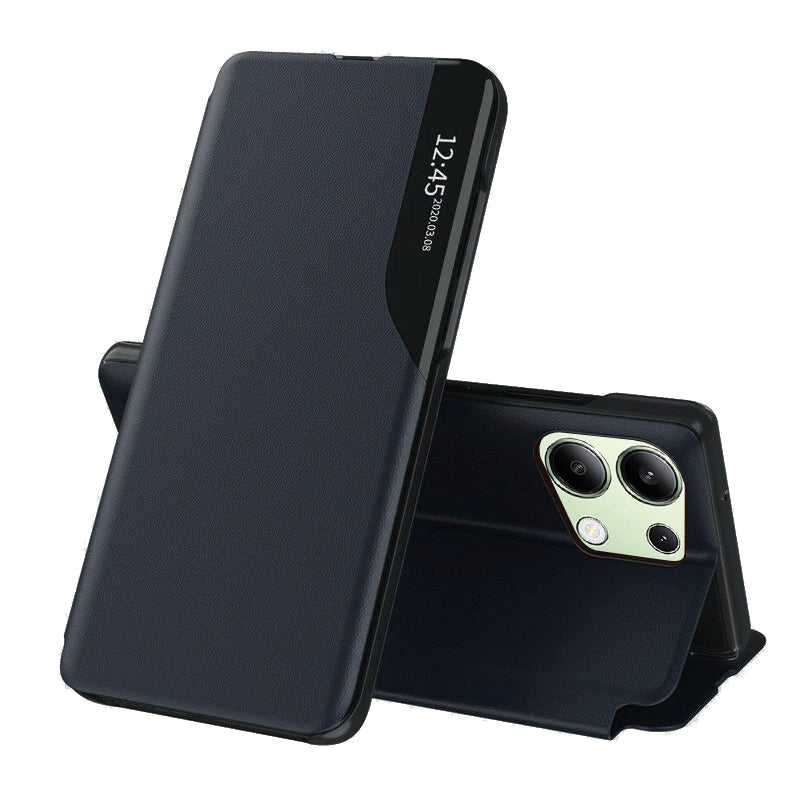 Ovitek za Xiaomi Redmi Note 13 4G, Techsuit, eFold, Temno modra