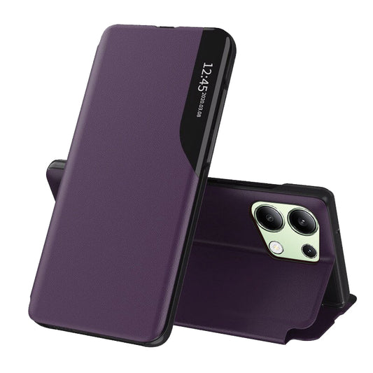 Ovitek za Xiaomi Redmi Note 13 4G, Techsuit, eFold, vijoličen