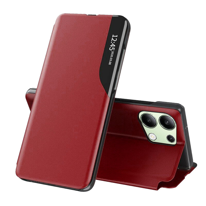 Ovitek za Xiaomi Redmi Note 13 4G, Techsuit, eFold, rdeč