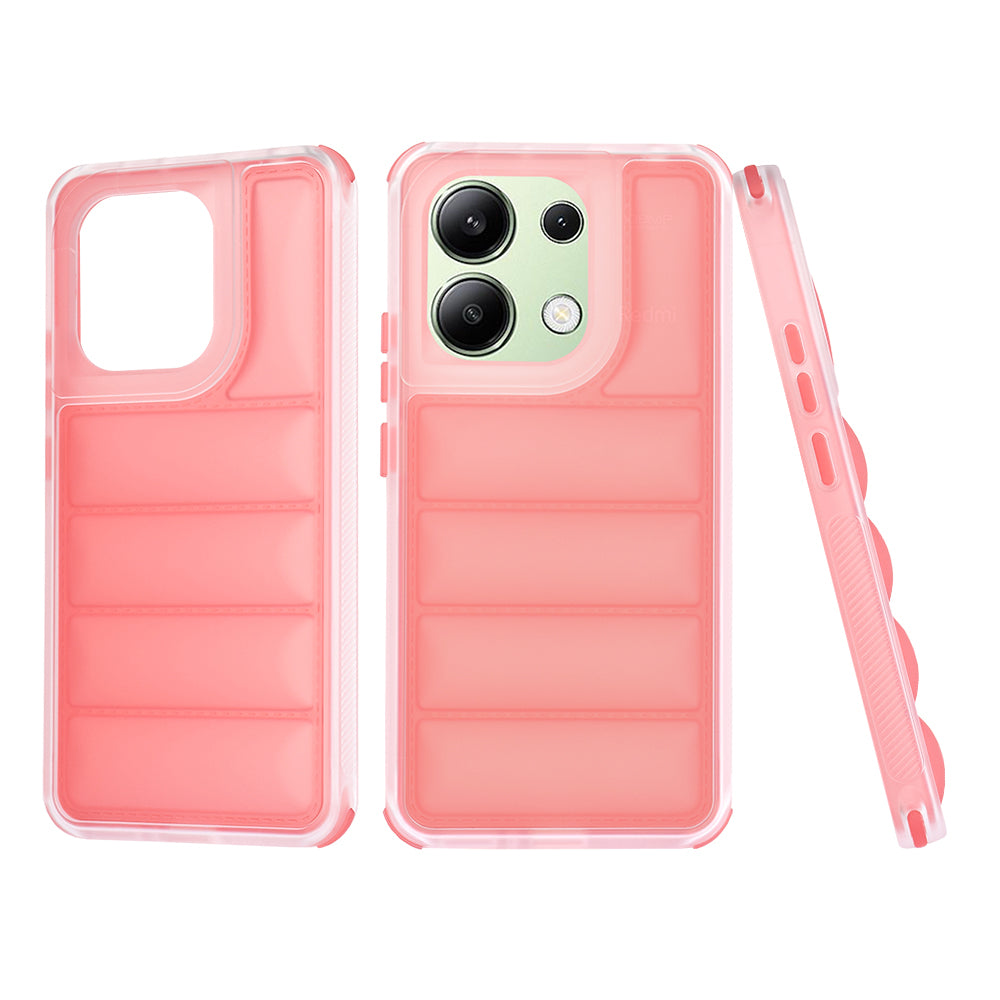 Ovitek za Xiaomi Redmi Note 13 4G, Techsuit, Wave Shield, rdeč