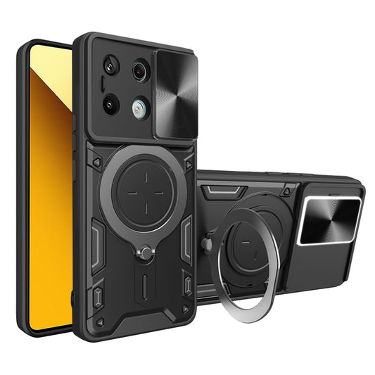 Ovitek za Xiaomi Redmi Note 13 5G, Techsuit, CamGuard Pro, Črn