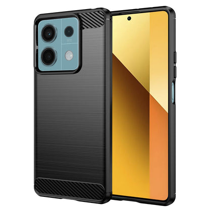 Ovitek za Xiaomi Redmi Note 13 5G, Techsuit, Karbon, Črn