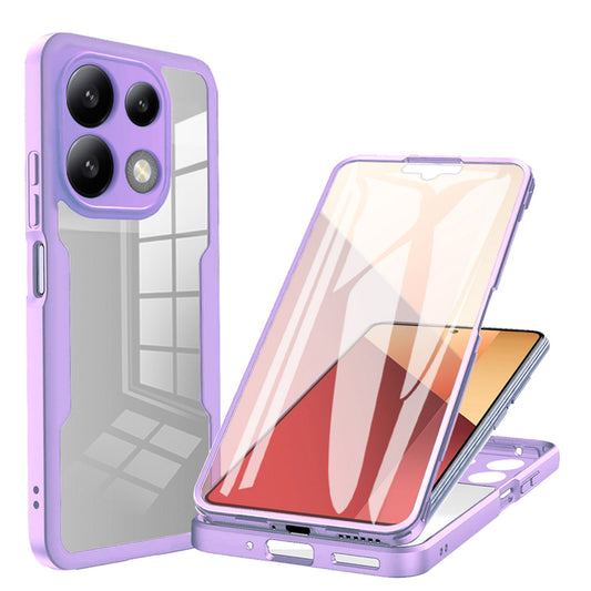 Ovitek za Xiaomi Redmi Note 13 5G, Techsuit, ColorVerse 360, Vijoličen