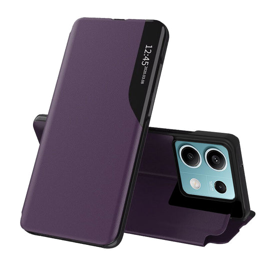 Ovitek za Xiaomi Redmi Note 13 5G, Techsuit, eFold, vijoličen