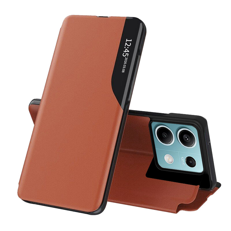 Ovitek za Xiaomi Redmi Note 13 5G, Techsuit, eFold, oranžen