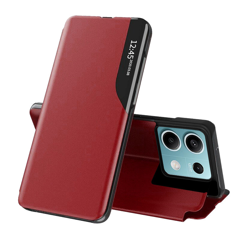 Ovitek za Xiaomi Redmi Note 13 5G, Techsuit, eFold, Rdeča