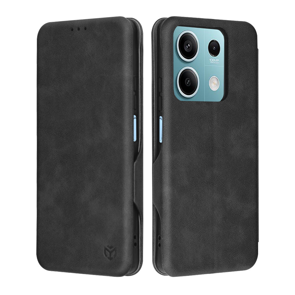 Ovitek za Xiaomi Redmi Note 13 5G, Techsuit, Safe Wallet Plus, Črn