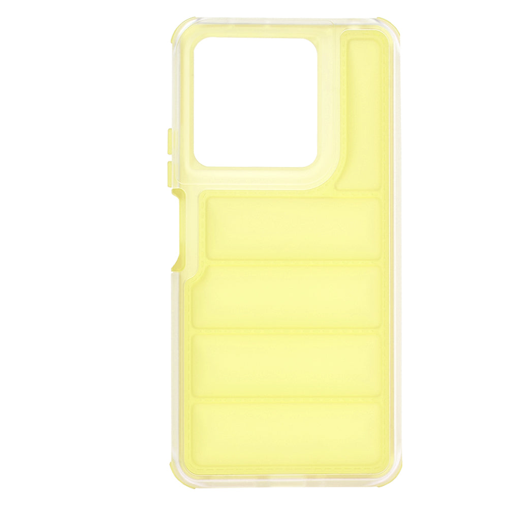 Ovitek za Xiaomi Redmi Note 13 5G, Techsuit, Wave Shield, rumen