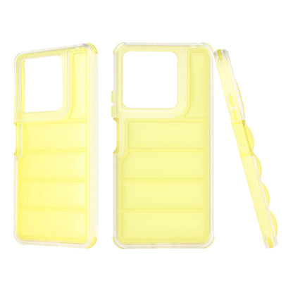 Ovitek za Xiaomi Redmi Note 13 5G, Techsuit, Wave Shield, rumen