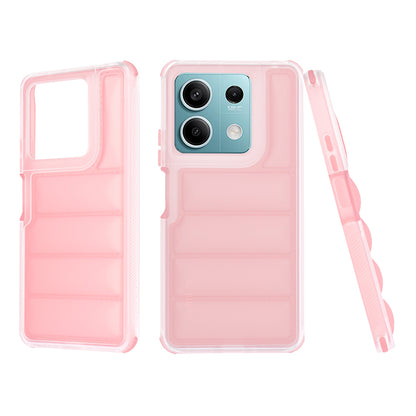 Ovitek za Xiaomi Redmi Note 13 5G, Techsuit, Wave Shield, roza