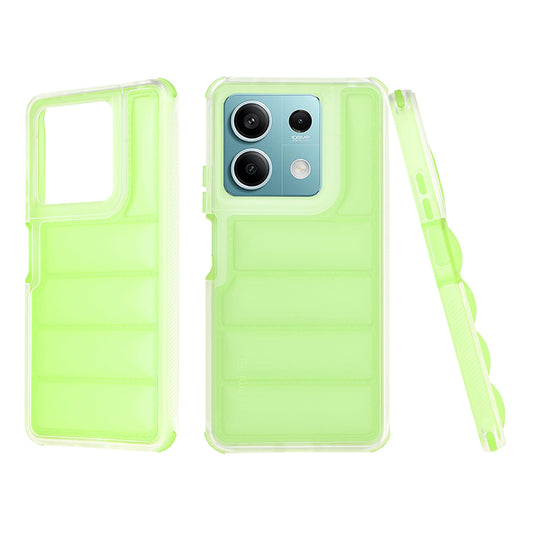 Ovitek za Xiaomi Redmi Note 13 5G, Techsuit, Wave Shield, Zelen