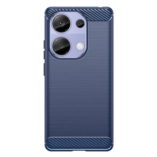 Ovitek za Xiaomi Redmi Note 13 Pro 4G / Poco M6 Pro 4G, Techsuit, Karbon, Modra