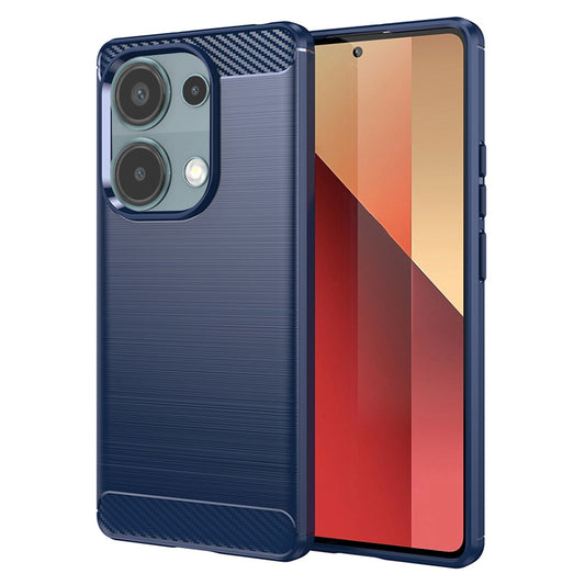 Ovitek za Xiaomi Redmi Note 13 Pro 4G / Poco M6 Pro 4G, Techsuit, Karbon, Modra