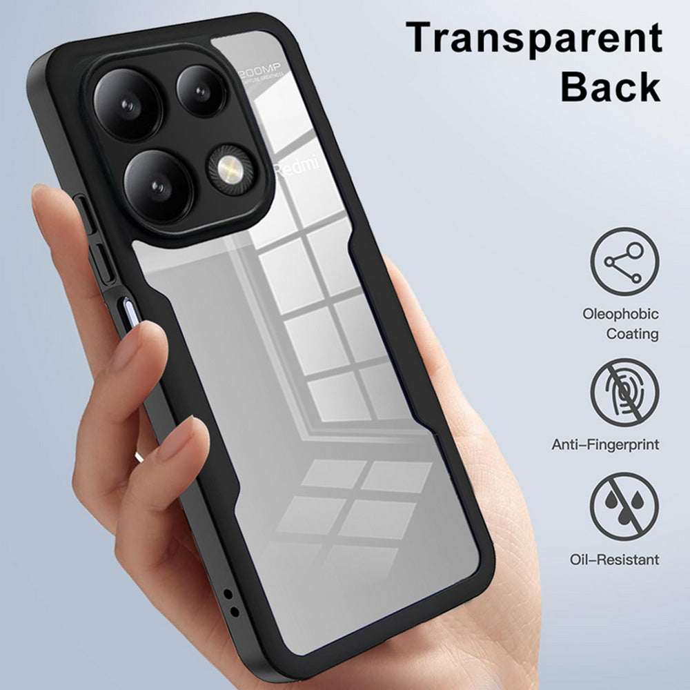 Ovitek za Xiaomi Redmi Note 13 Pro 4G / Poco M6 Pro 4G, Techsuit, ColorVerse 360, Črn