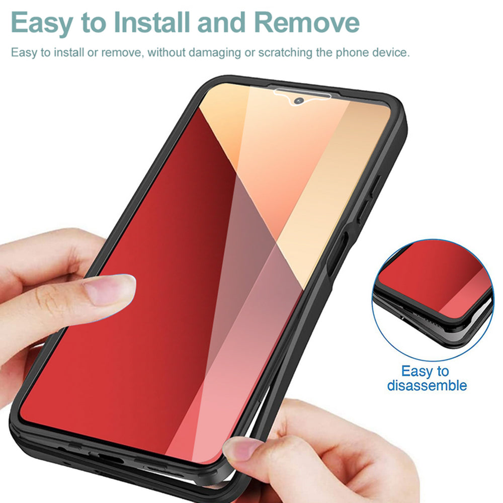Ovitek za Xiaomi Redmi Note 13 Pro 4G / Poco M6 Pro 4G, Techsuit, ColorVerse 360, Roza