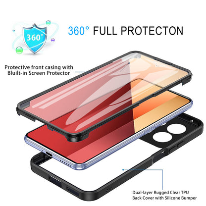 Ovitek za Xiaomi Redmi Note 13 Pro 4G / Poco M6 Pro 4G, Techsuit, ColorVerse 360, Roza