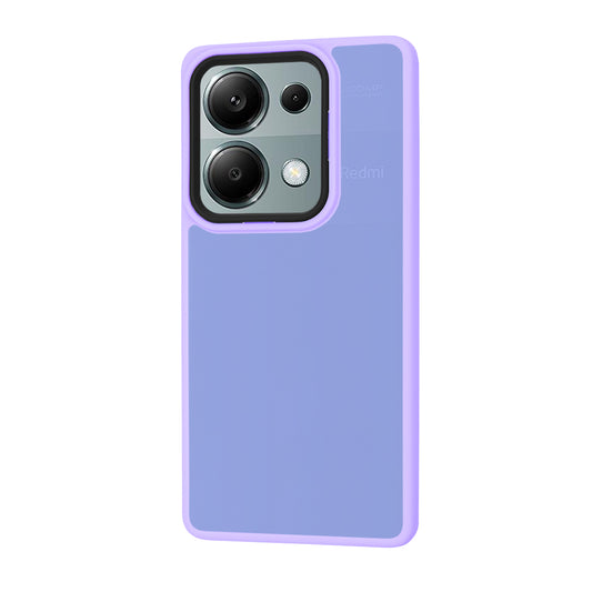 Ovitek za Xiaomi Redmi Note 13 Pro 4G / Poco M6 Pro 4G, Techsuit, HaloFrost, Svetlo vijolična