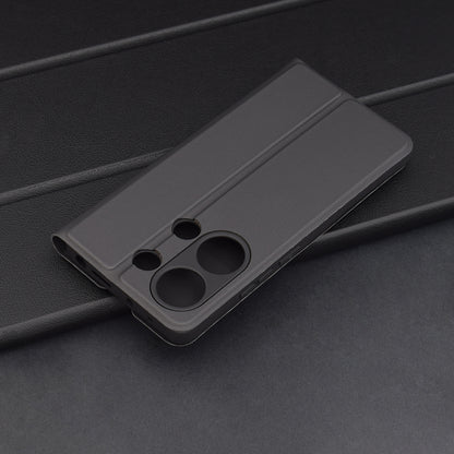 Ovitek za Xiaomi Redmi Note 13 Pro 4G / Poco M6 Pro 4G, Techsuit, Magskin Book, Črn