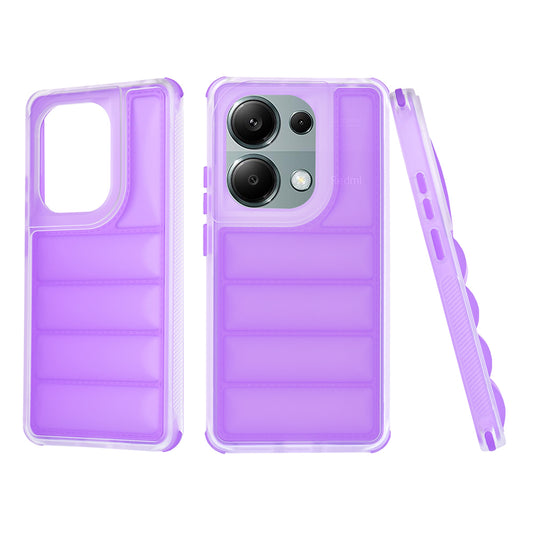 Ovitek za Xiaomi Redmi Note 13 Pro 4G / Poco M6 Pro 4G, Techsuit, Wave Shield, Vijolična