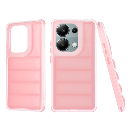 Ovitek za Xiaomi Redmi Note 13 Pro 4G / Poco M6 Pro 4G, Techsuit, Wave Shield, Roza