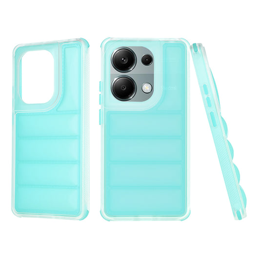 Ovitek za Xiaomi Redmi Note 13 Pro 4G / Poco M6 Pro 4G, Techsuit, Wave Shield, Turkizna