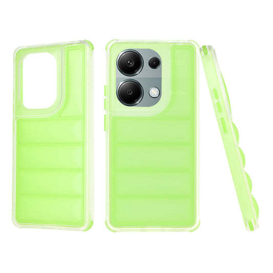 Ovitek za Xiaomi Redmi Note 13 Pro 4G / Poco M6 Pro 4G, Techsuit, Wave Shield, Zelen