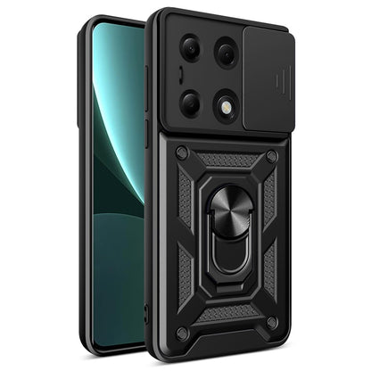 Ovitek za Xiaomi Redmi Note 13 Pro 4G / Poco M6 Pro 4G, Techsuit, CamShield, Črn