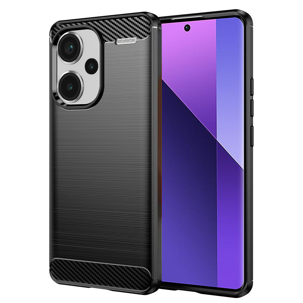 Ovitek za Xiaomi Redmi Note 13 Pro+, Techsuit, Karbon, Črn