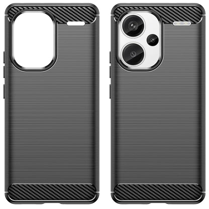 Ovitek za Xiaomi Redmi Note 13 Pro+, Techsuit, Karbon, Črn