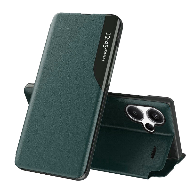 Ovitek za Xiaomi Redmi Note 13 Pro+, Techsuit, eFold, Zelen
